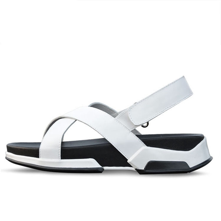 Korean Casual Men's Sandals Genuine Leather Elevator Beach foto 5