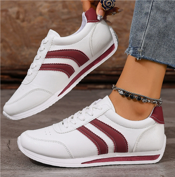 Casual Lace Up Soft Bottom Wild Sneaker foto 5