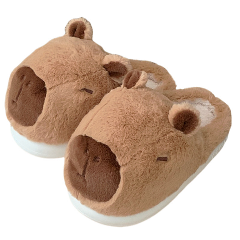 Home Warm Cute Cartoon Capabala Cotton Slippers foto 5