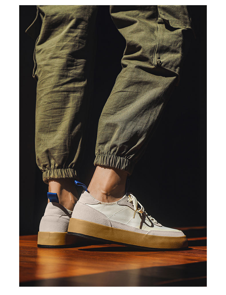 Ice Silk Breathable Board Shoes Canvas Mesh Student foto 5