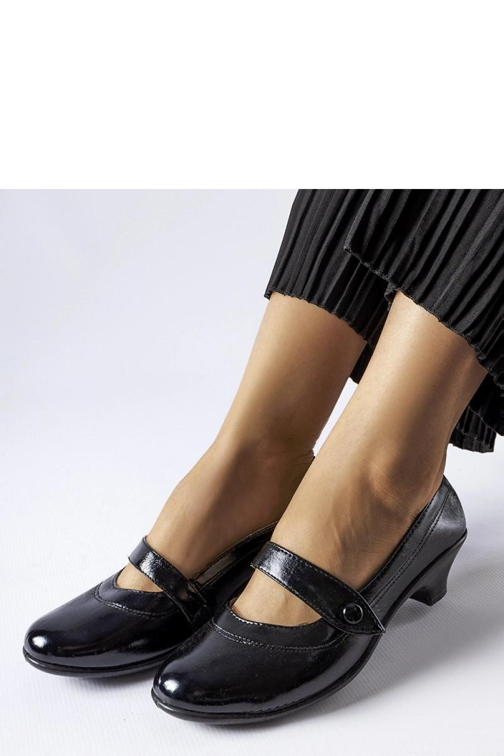 Pumps met dikke hak Solea foto 2