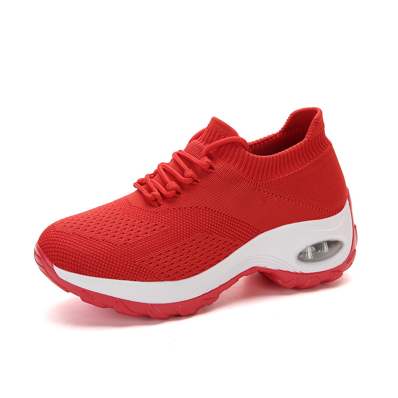 Plus-size Womens Flyknit Breathable Sneakers foto 4