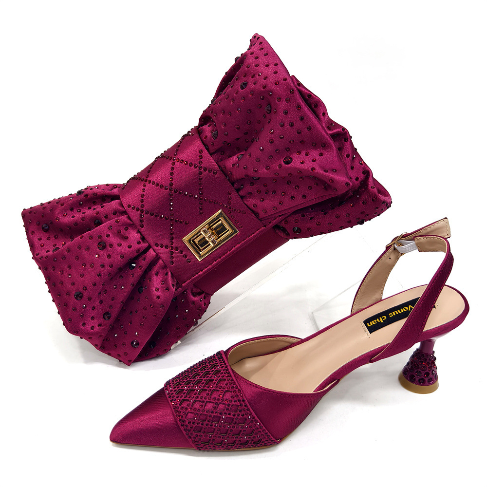 Women's Shoe And Bag Set Minimalist Pointed-toe foto 3