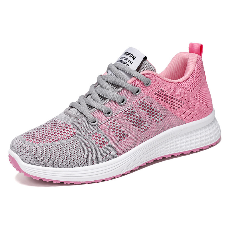 Running Shoes Women's Casual Soft Bottom Breathable Comfortable Fly-knit Sneakers foto 3