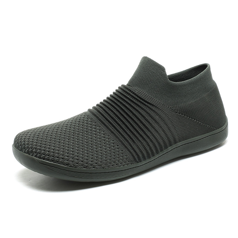 Flyknit Wide-toe Slip-on Sock Shoes Lightweight Comfortable And Durable For Men foto 5