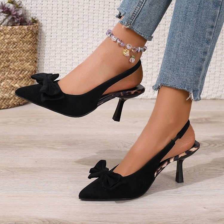 High Heel Slippers Women's Outer Wear Thin Heeled Shoes foto 5