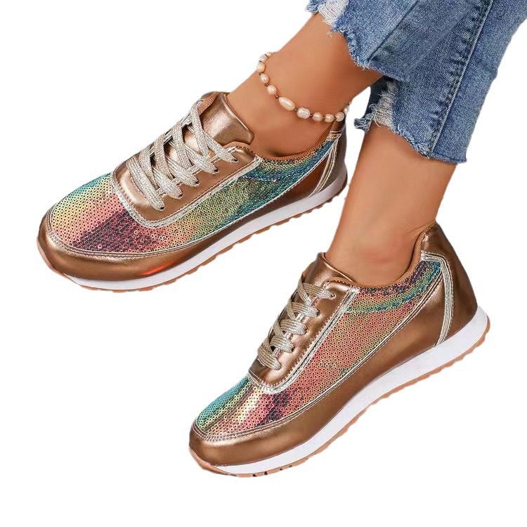 Women's Thick-soled Casual Lin Film Sneaker foto 3