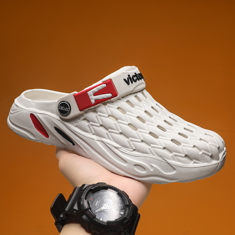 Casual Platform Non-slip Wear-resistant Beach Drooping Summer Outdoor Slippers foto 4