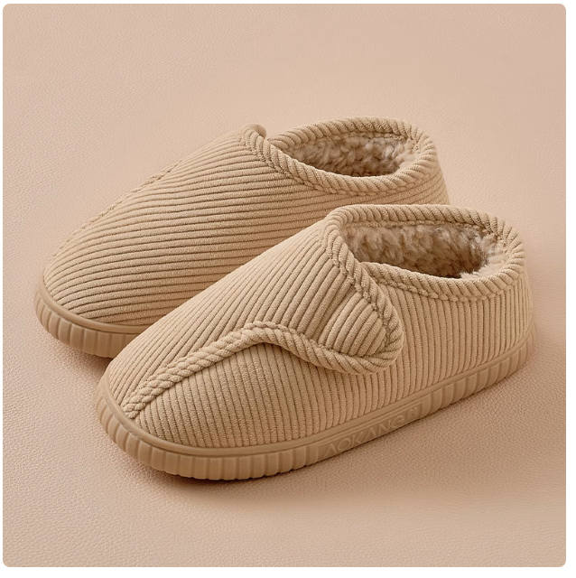 Men's Winter Wool Warm Cotton Slippers foto 5