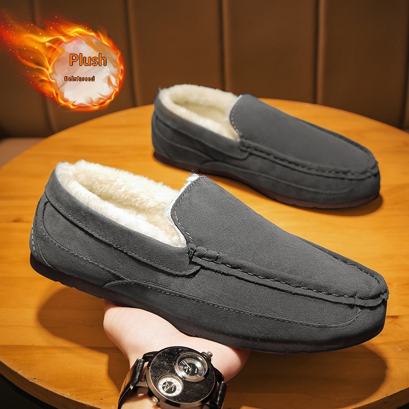 Men's Loafer-style Casual Slip-on Cotton Shoes foto 5