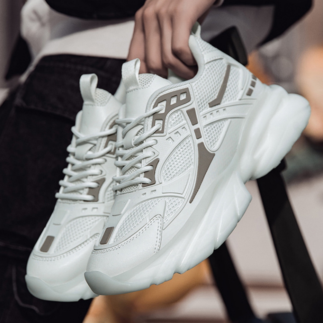 Autumn Winter Mesh Breathable Invisible Height-Boosting Casual Sneakers foto 5