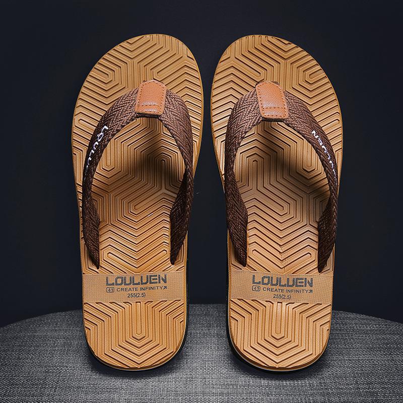 Summer Beach Flip Flops Fashion Flip-flop Non-slip Men's Sandals foto 4