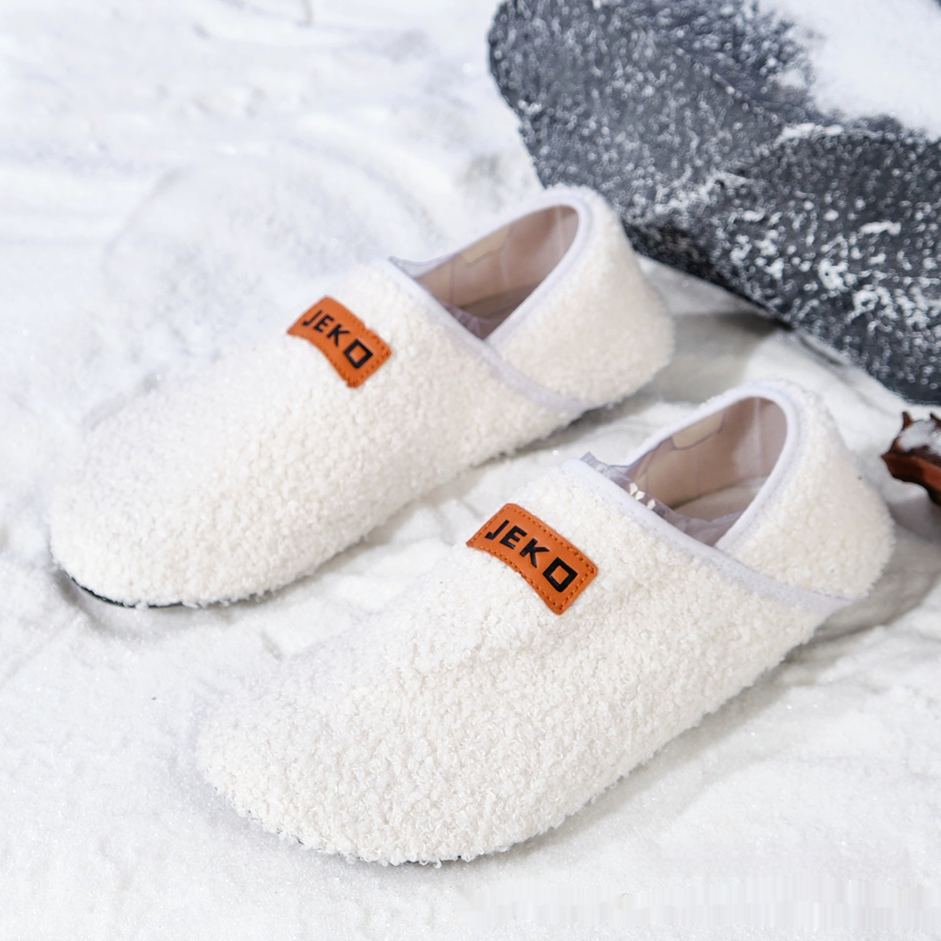 Women Cosy Orthopaedic Warm Cotton Indoor Slippers foto 2