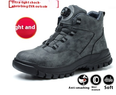 High Top Safety Shoes For Men All Seasons Anti-smash And Anti-puncture foto 5
