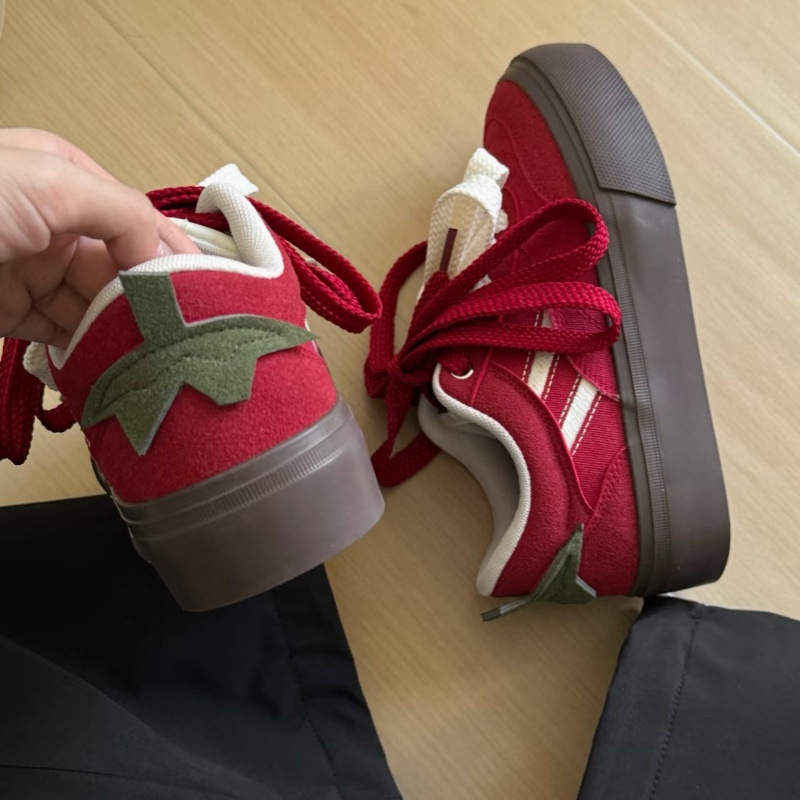 Thick-soled Skateboard Shoes Canvas Shoes Student Casual Versatile foto 3