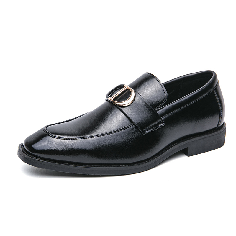 Men's British Wild Slip On Leather Shoes foto 2