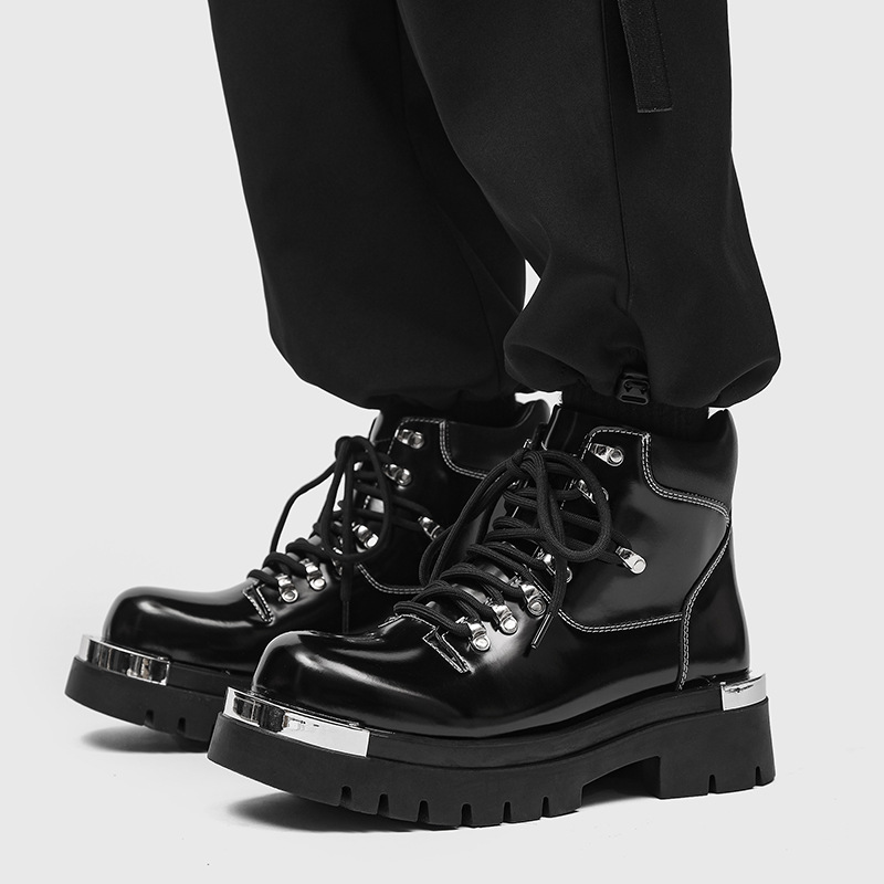 Men's Versatile Chunky-soled Dr Martens Boots foto 4