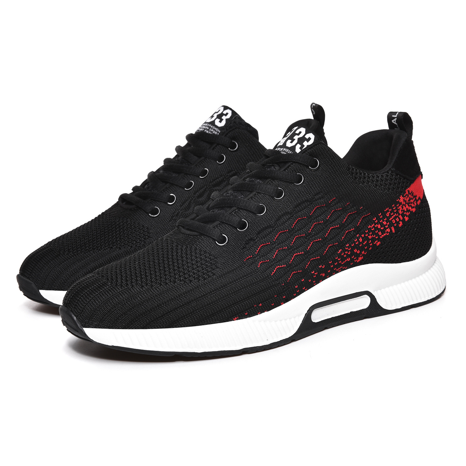 Invisible Height Increasing 6CM Fly-kit Mesh Running Shoes foto 5