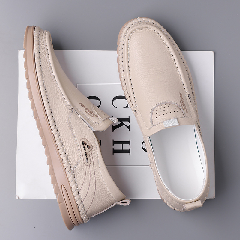 Men's First Layer Cowhide Driving Shoes