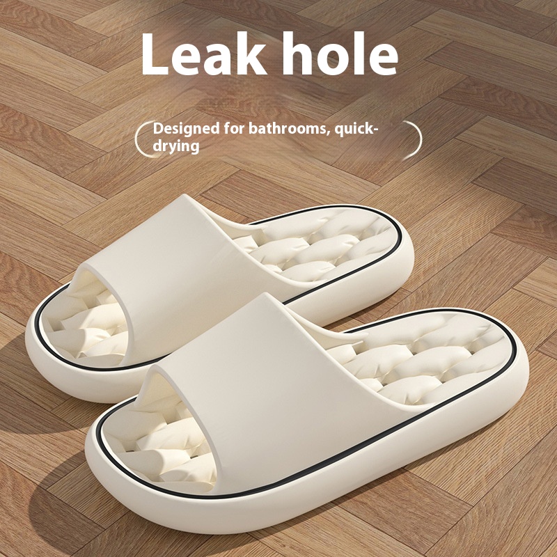 Hollow Bathroom Non-slip Silent EVA Slippers foto 2