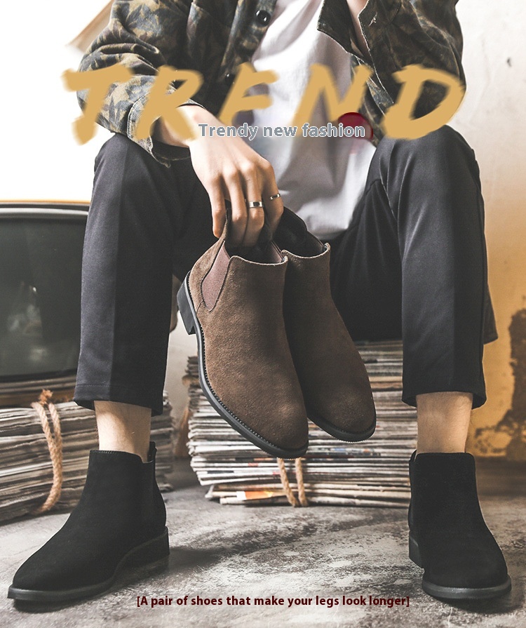 Chelsea Boots Men's High-top Martin Boots foto 4