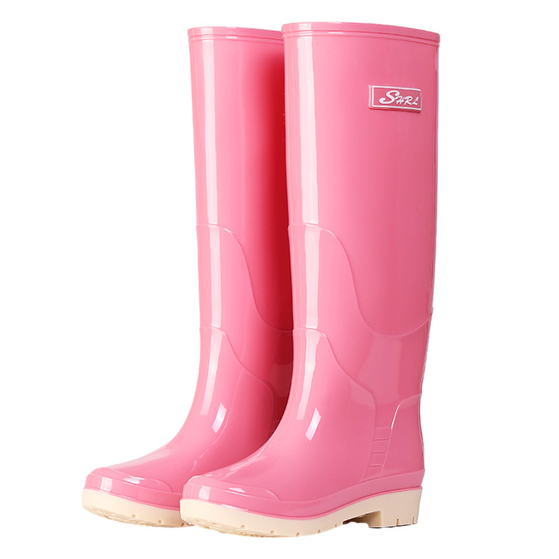 Fleece-lined Warm Length Waterproof Rain Boots foto 4