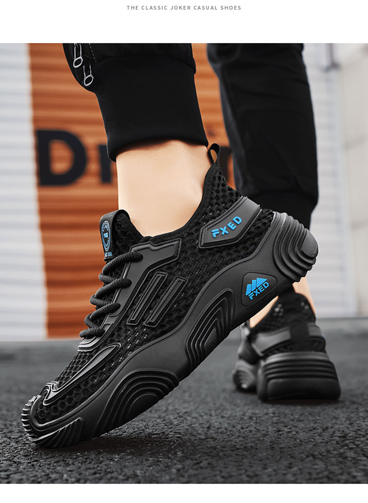 Men's Shoes Breathable Hollowed Casual Conditioning Slippers Deodorant Sneakers foto 4