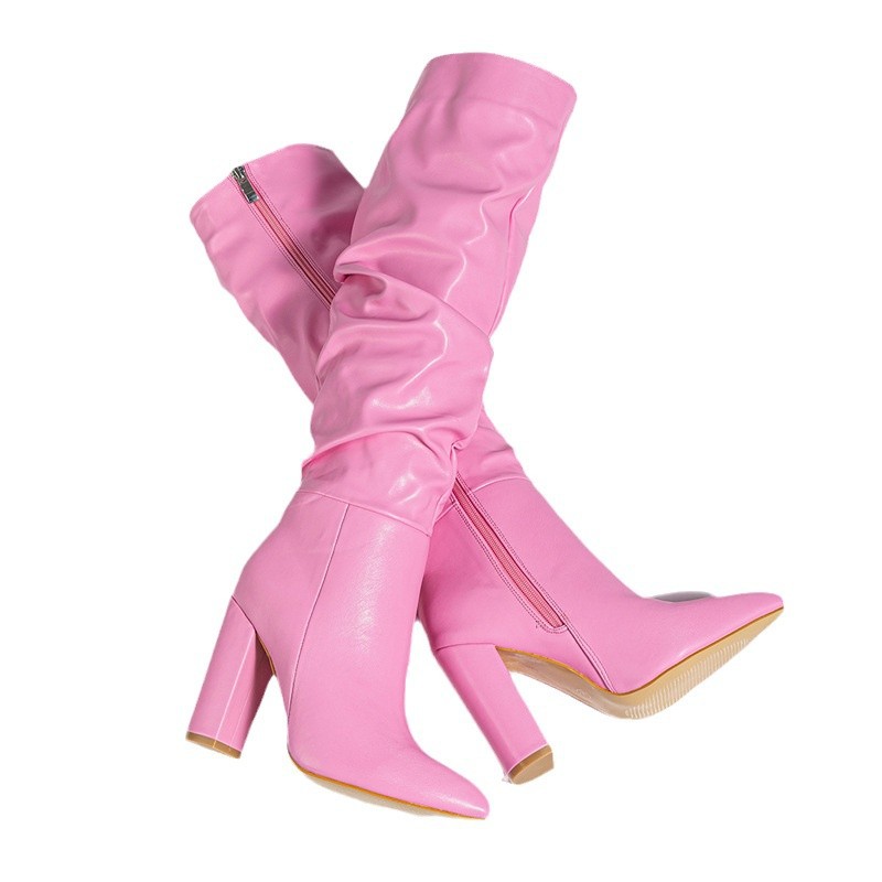 Pointed Long Women's High Heels foto 5