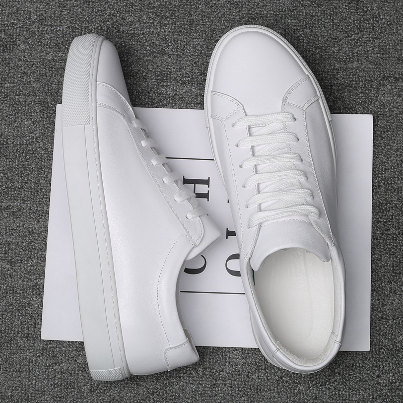 Men's Fashion Casual Leather Shoes Platform foto 5