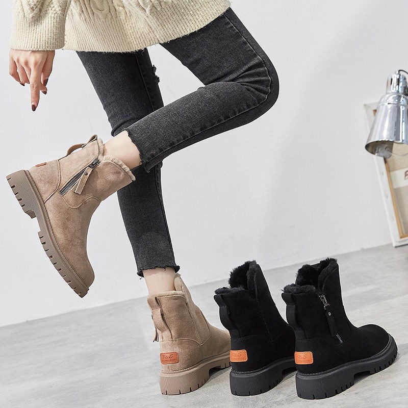 Womens Thick Insulated Snow Boots With Sherpa Lining foto 3