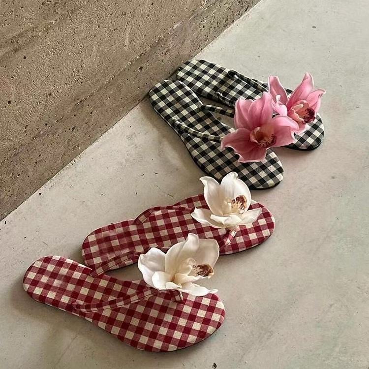 Bohemian Vacation Style Bowknot Shoes Sweet Temperament Shoe Ornament foto 2