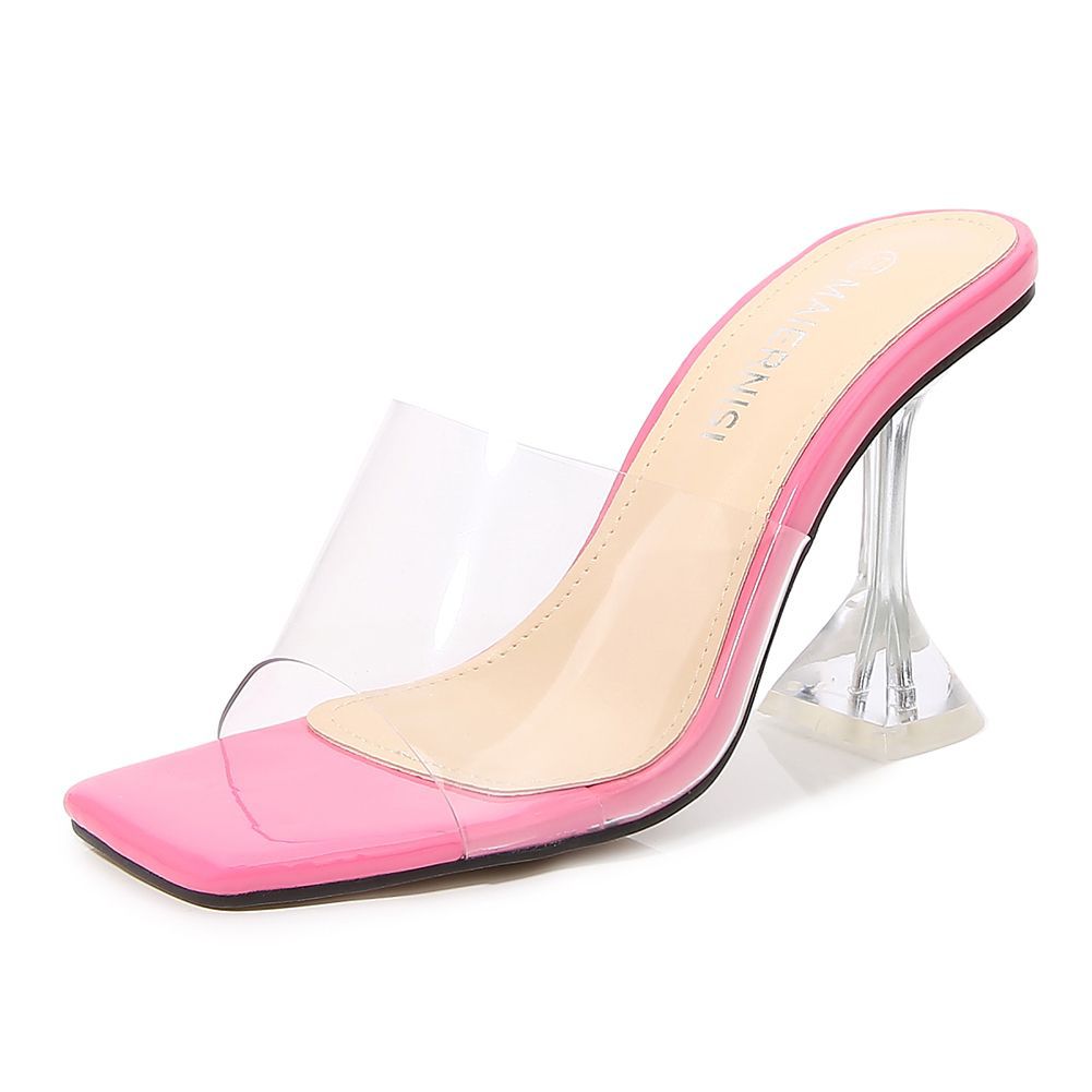 Summer New Fish Mouth Women's Sandals Sexy Wine Glass Heel foto 2