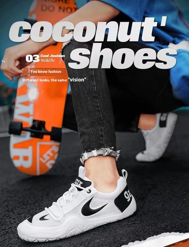 Mesh Breathable White Shoes Comfort And Casual Sneaker foto 2