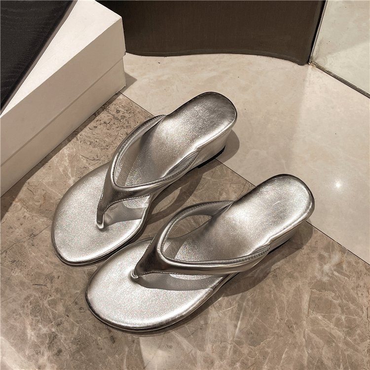 Height Increasing Wedge Flip-flops Women's Flip-toe Sandals foto 2
