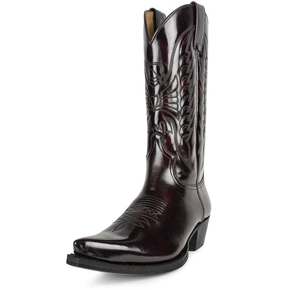 European And American Men's And Women's Embroidered Pointed High Heel Western Cowboy Boot foto 3
