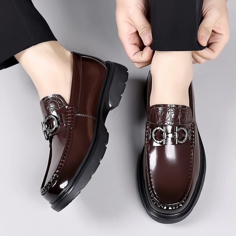 Men's Low-top Platform Retro Casual Shoes foto 4