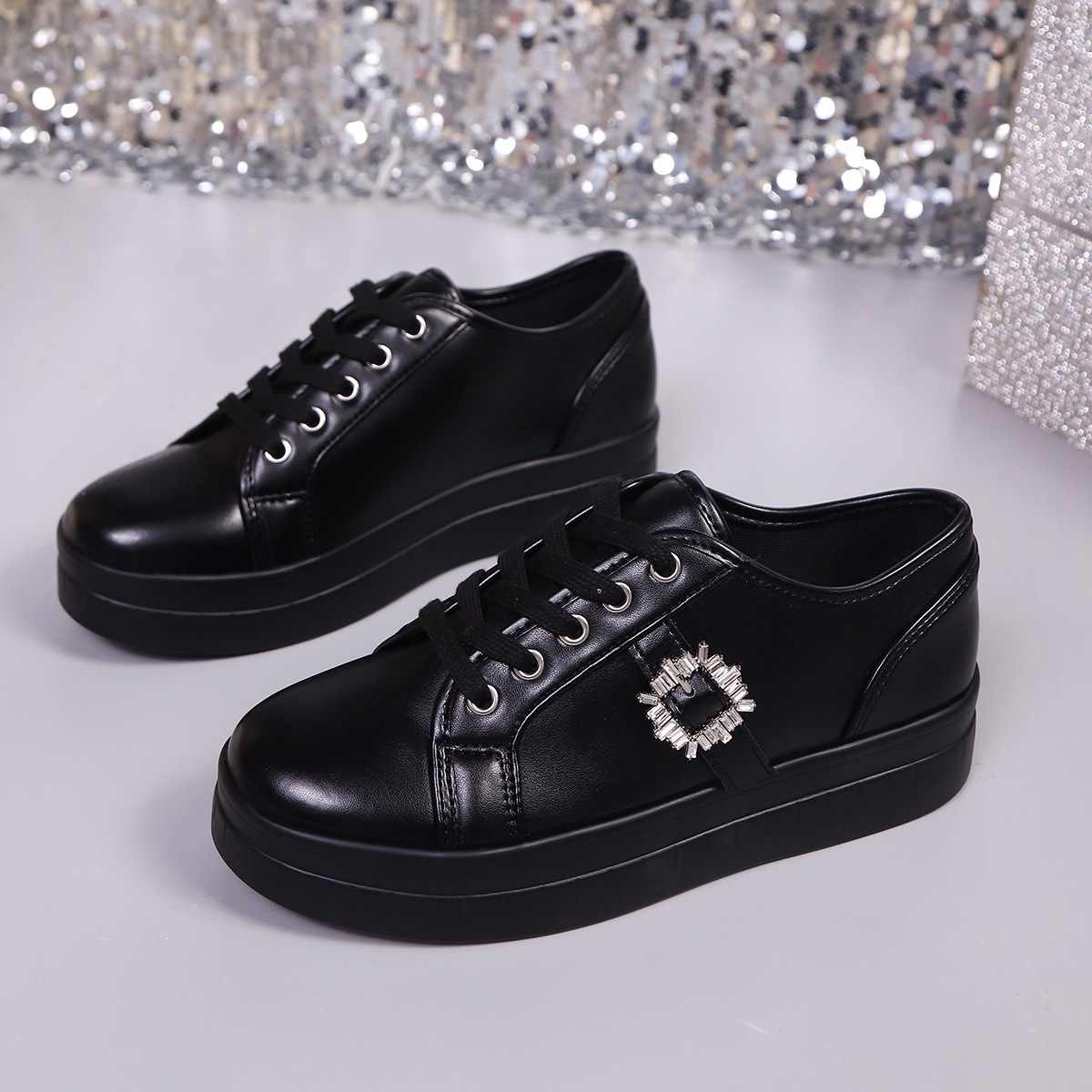 New Soft Bottom Leather Sports Women's Shoes foto 4