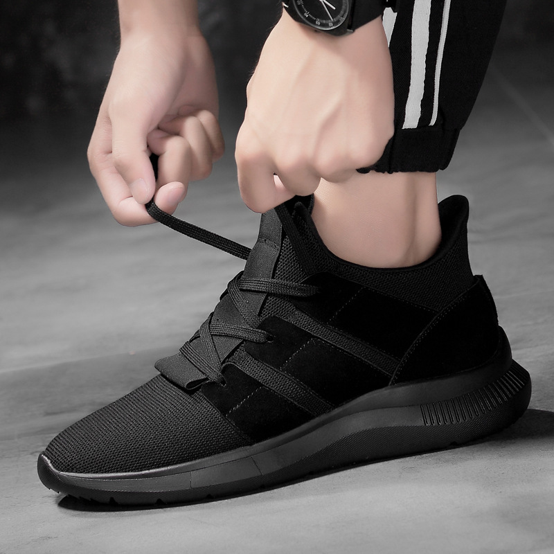 Invisible Height Increasing Insole 6CM Outdoor Breathable Mesh Sports And Leisure Trendy Men Shoes foto 5