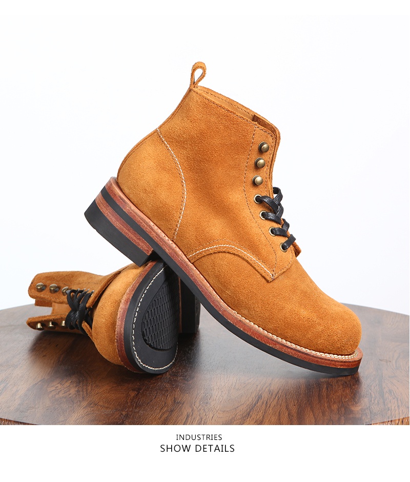 Round Head Outdoor High-top Casual Worker Boot foto 2
