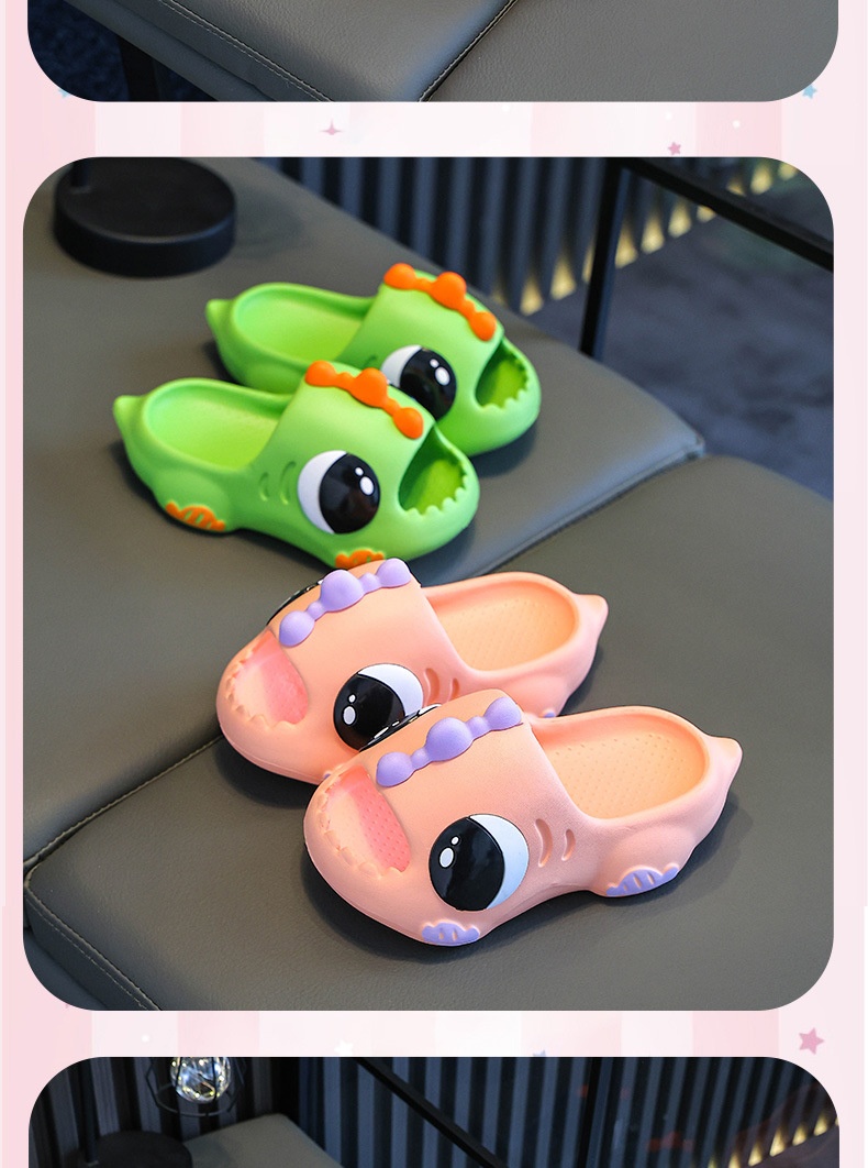 Children's Slippers Bathroom Bath Non-slip Soft Bottom Shit Slippers