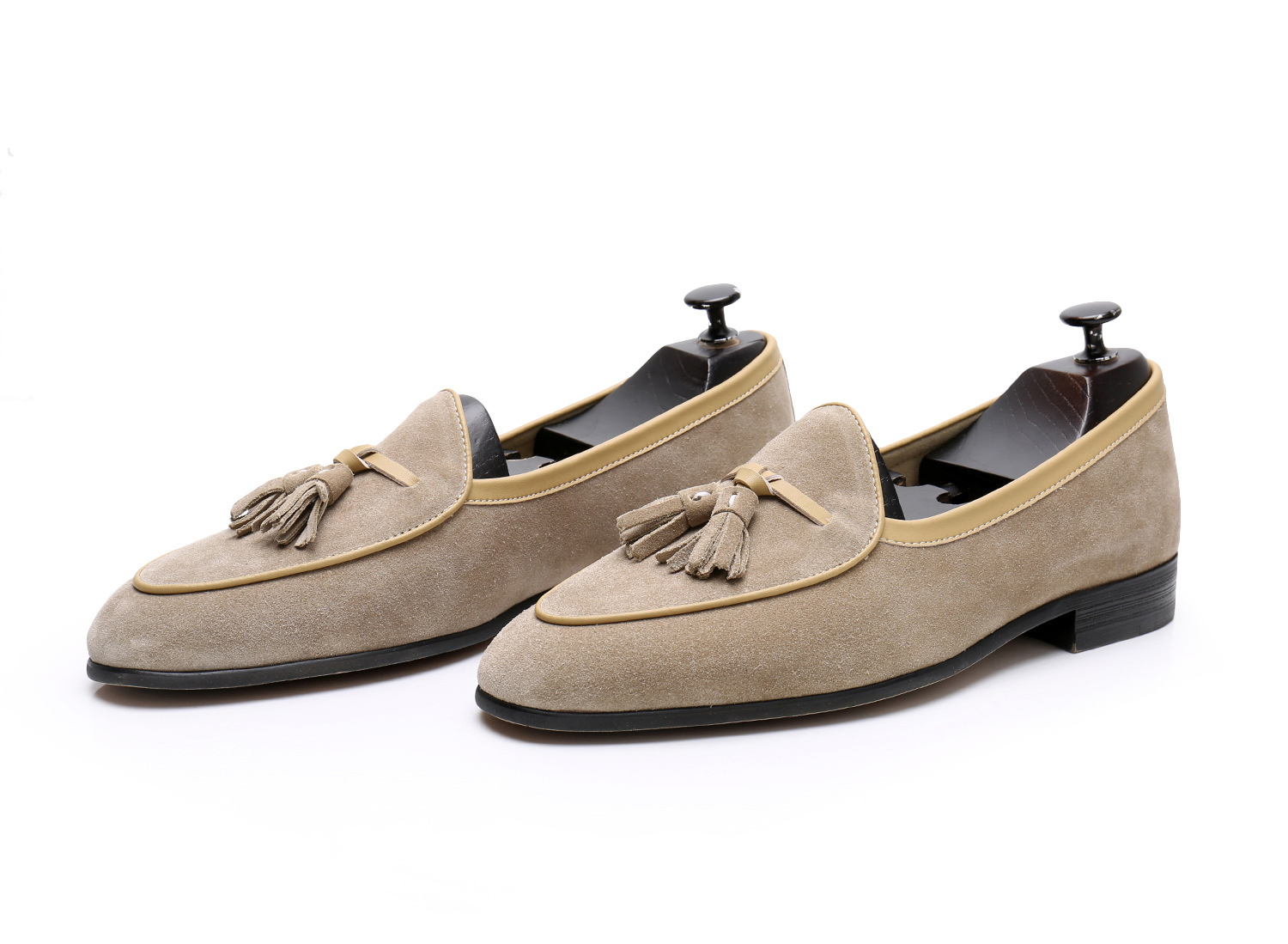 British-style Genuine Leather Business-casual Shoes For Men, Instagram-worthy Suede foto 5