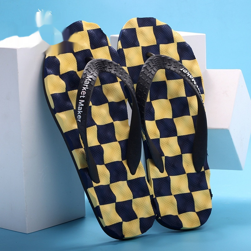 Summer Rubber Vietnamese Slippers Outdoor Fashionable Men's Fashionable Beach Shoes One Piece Dropshipping foto 5