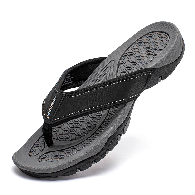 Men's Flip Flops Summer New Comfort Wear-resistant Home Single Strap Slides Outdoor Leisure All-match Flip-flops Men foto 2