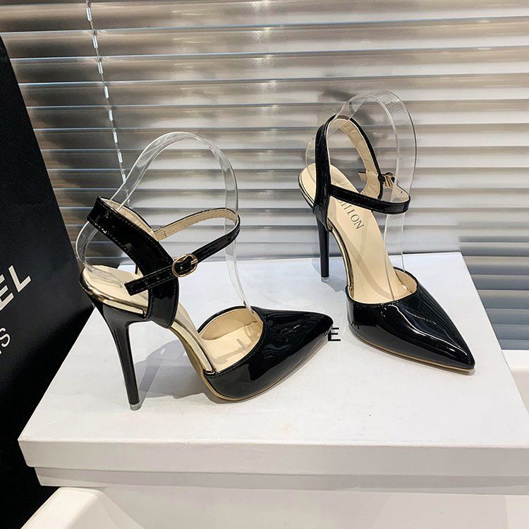 European And American Ankle-strap Buckle Sandals Women foto 4