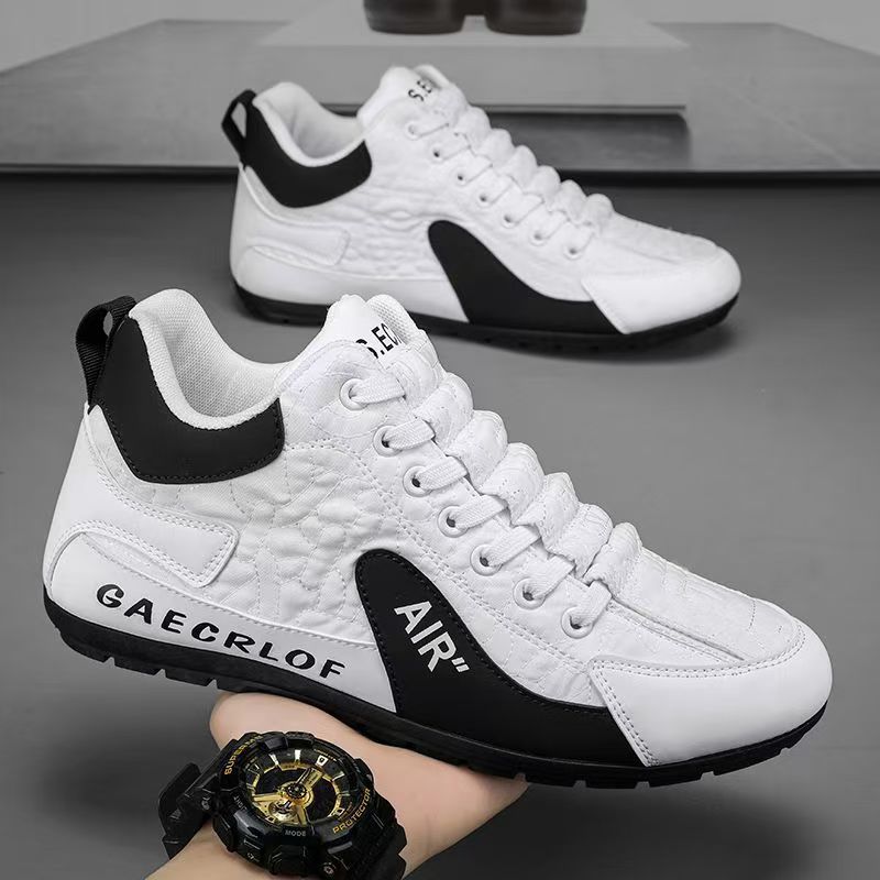 Autumn New Leather Upper Breathable Casual Sneakers foto 5