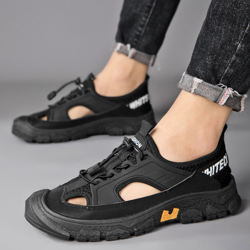 Breathable Mesh Cloth Shoes Men's Fashion foto 4