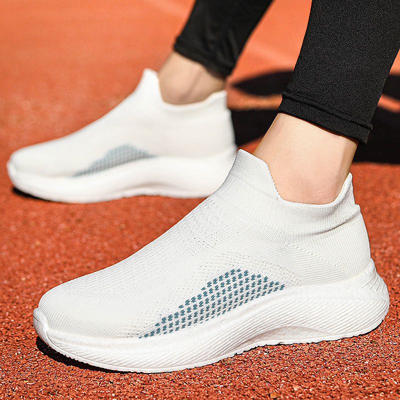 Plus Size Popcorn Flyknit Socks Casual Sneaker foto 3