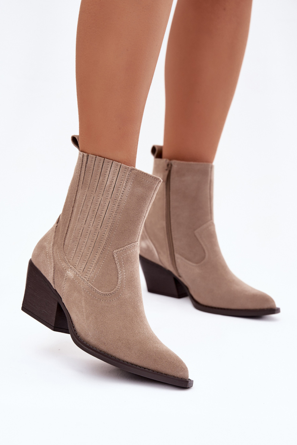 Laarsjes met hoge hak Step in style