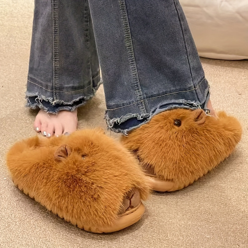 New Comfortable Women's Slippers Soft Suede Indoor foto 5