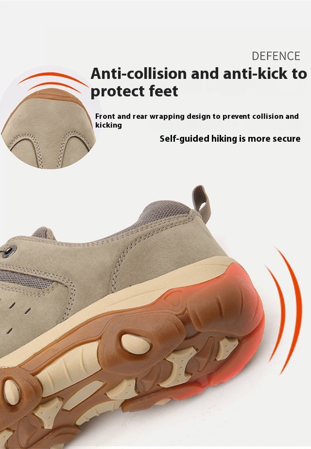 Men's Rotating Buckle Leisure Mountaineering Shoes Non-slip Wear-resistant Spring And Autumn Outdoor foto 2